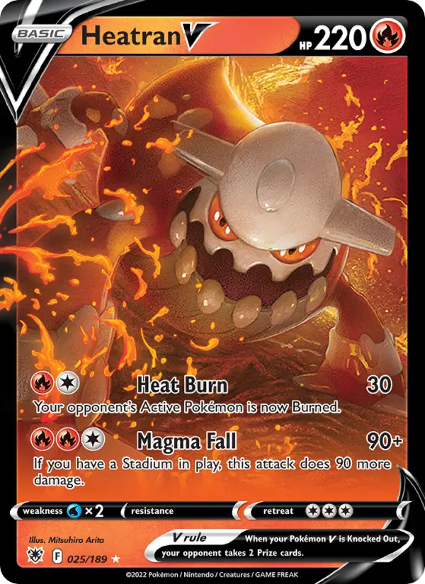(#025/189) Heatran V [Sword & Shield: Astral Radiance]